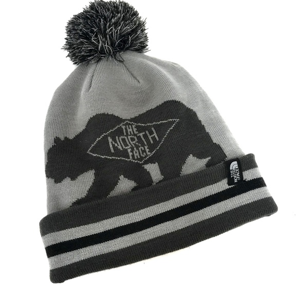 north face bear beanie